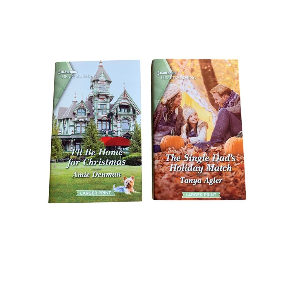Harlequin Heartwarming Romance PB Lot of 2 Larger Print 2021 Denman Agler